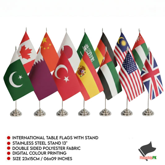 Show Your Pride with International Table Flags from FlagshipPK