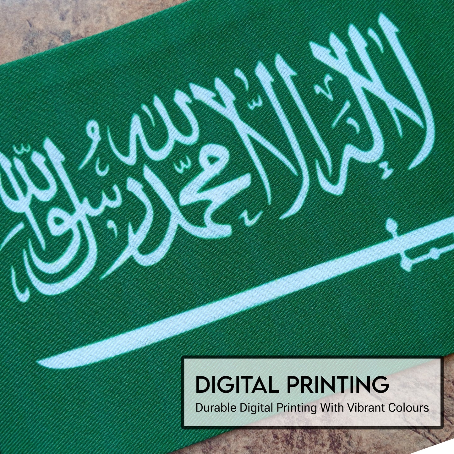 Double Stand Table Flag V Shape - Polyester Fabric Double Sided - Included 15+ Countries - Desk Flag